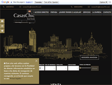Tablet Screenshot of casaschic.com